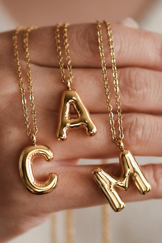 Bubble Letter Necklace