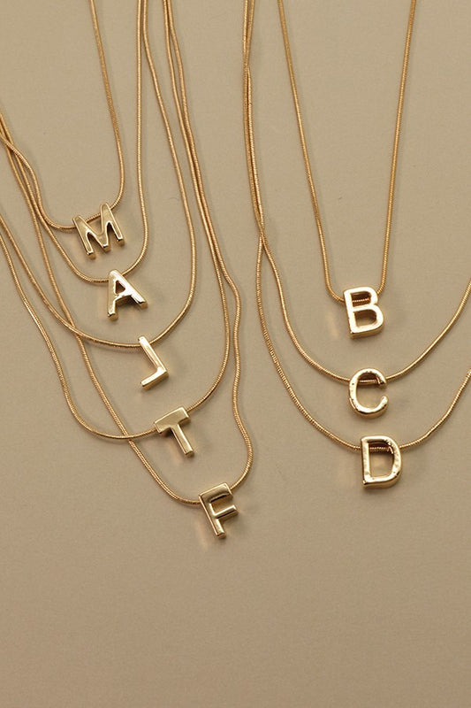 Dainty Initial Necklace